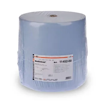 Preview: Multiclean Putztuchrolle, blau, 36 x 38 cm, 3-lagig 1000 Abrisse